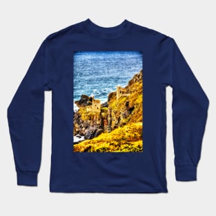 Botallack, Cornish Tin Mines, Cornwall, UK Long Sleeve T-Shirt